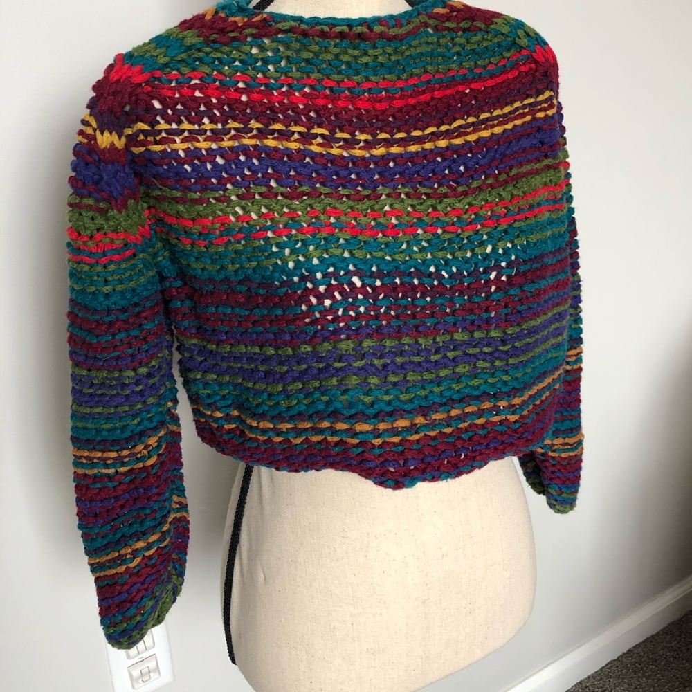 Vintage Michael Simon crop sweater size 2